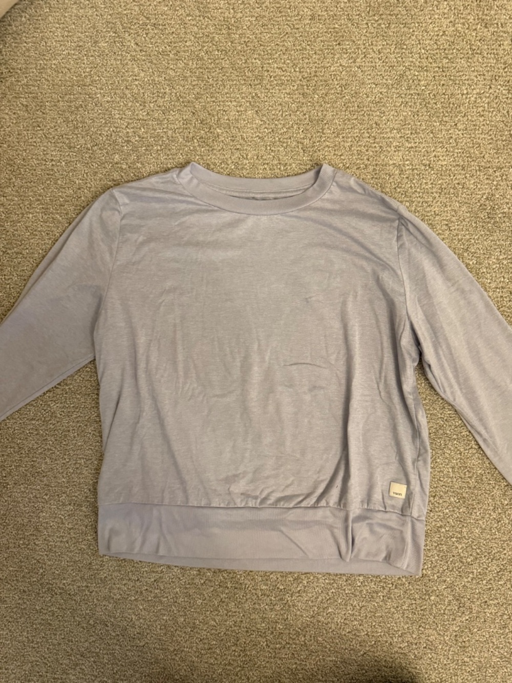 Vuori Long Sleeve Essential Halo Tre in lilac - Picture 3 of 3